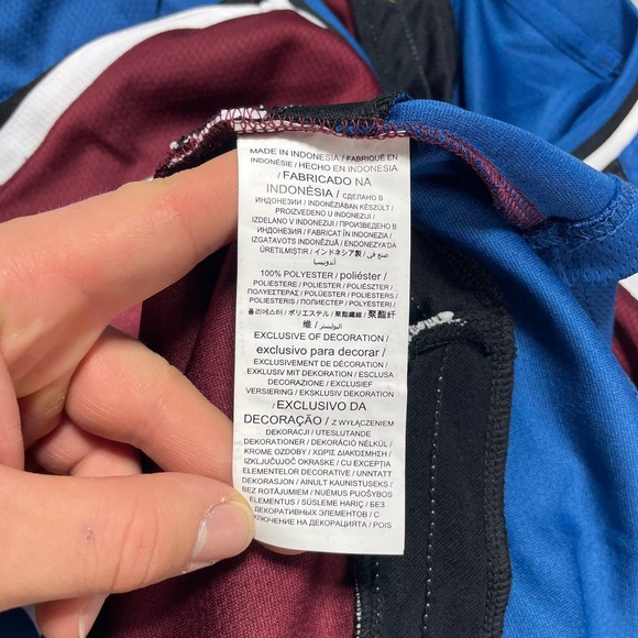 Colorado Avalanche Jersey Mens Large Red NHL Hockey Fanatics Forsberg 21 - Picture 9 of 14